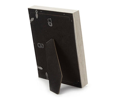 Gray Wood Bevel Wedge Picture Frame, (5" x 7")