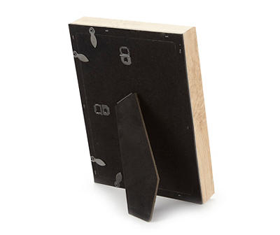 Natural Wood Bevel Wedge Picture Frame, (5" x 7")