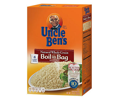 Uncle Ben's� Boil-In-Bag Natural Whole Grain Brown Rice 14 oz. Box