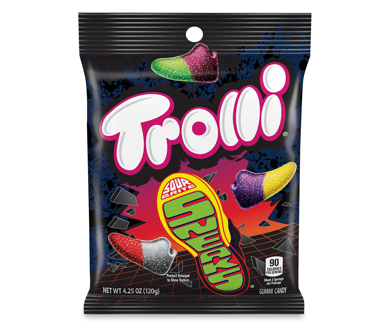 Trolli TROLLI SOUR BRITE SNEAKS Gummi Candy 4.25 oz. Bag | Big Lots