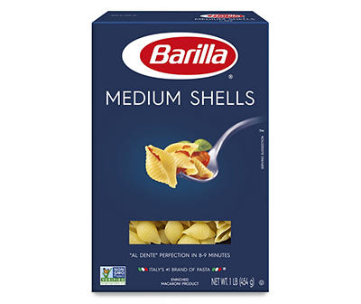 Barilla Medium Shells Pasta 1 lb. Box