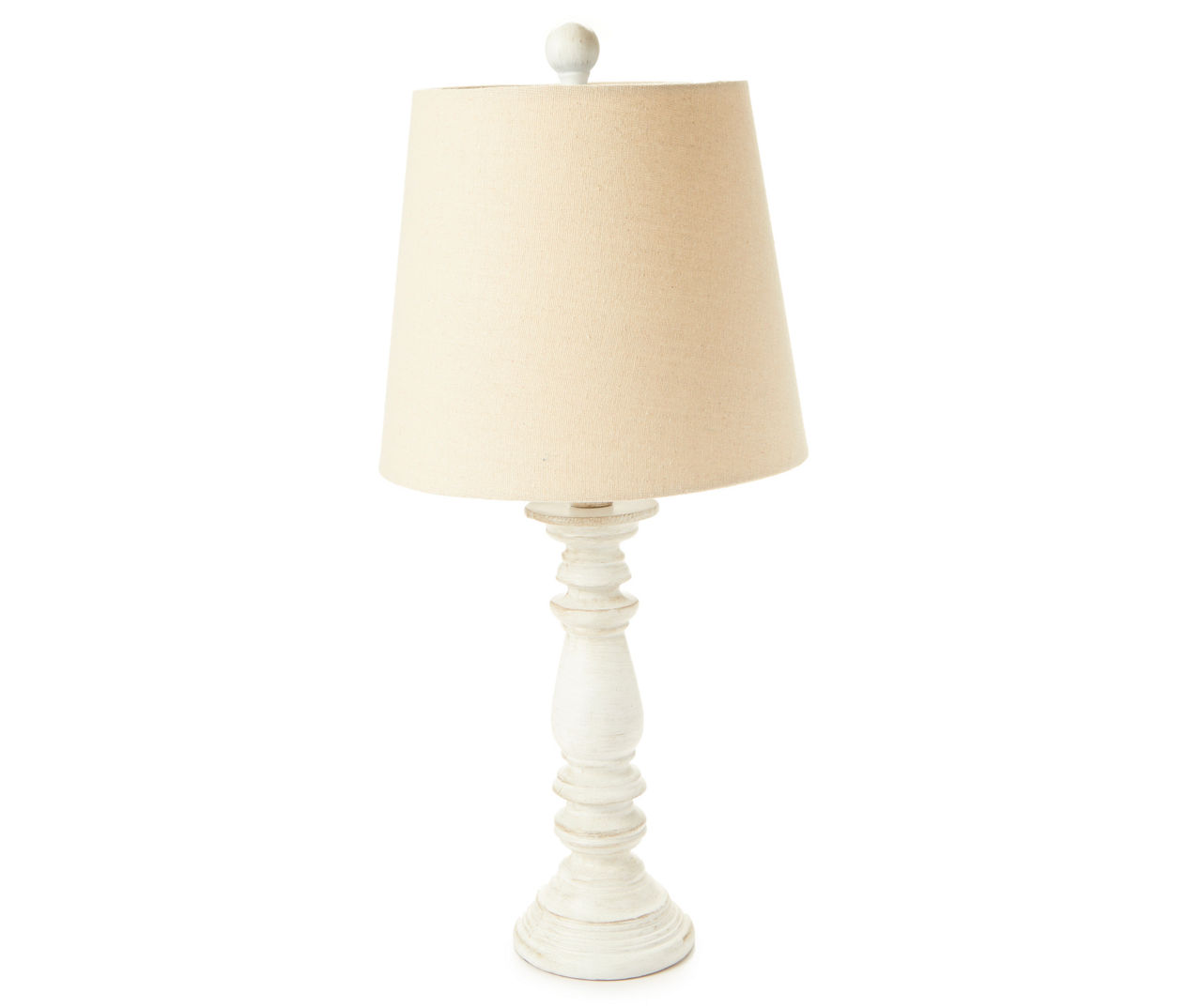 Real Living Ivory Spindle Table Lamp Big Lots