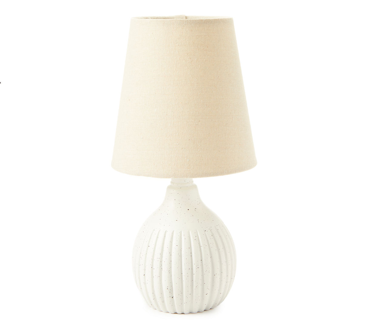 Real Living Cream Rib Round Table Lamp Big Lots