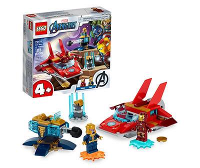 arsenal Forkorte Betydelig LEGO Marvel Avengers Super Heroes Iron Man vs. Thanos 76170 103-Piece  Building Toy | Big Lots