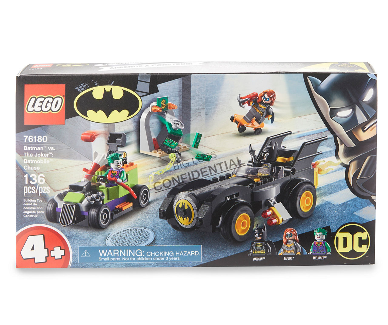 LEGO Batman Vs. The Joker Chase 136-Piece 76180 Set Big