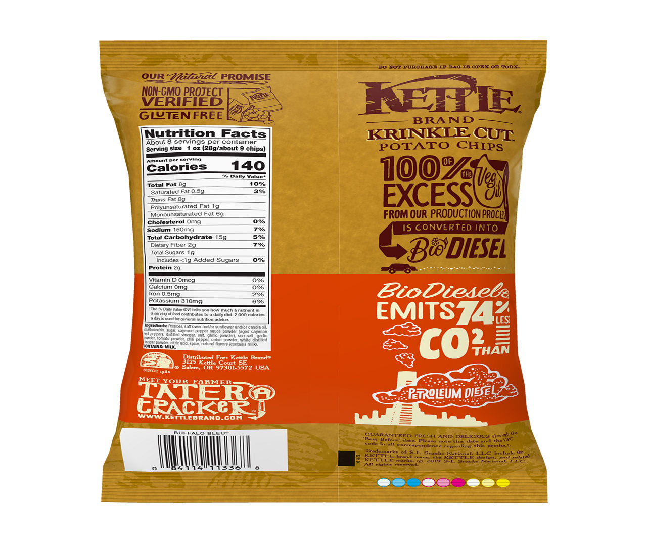 Kettle Brand® Buffalo Blue Potato Chips, 12.5 oz - City Market