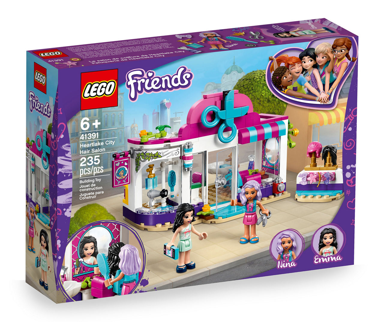 LEGO Friends Heartlake City Salon 235-Piece 41391 Toy | Big