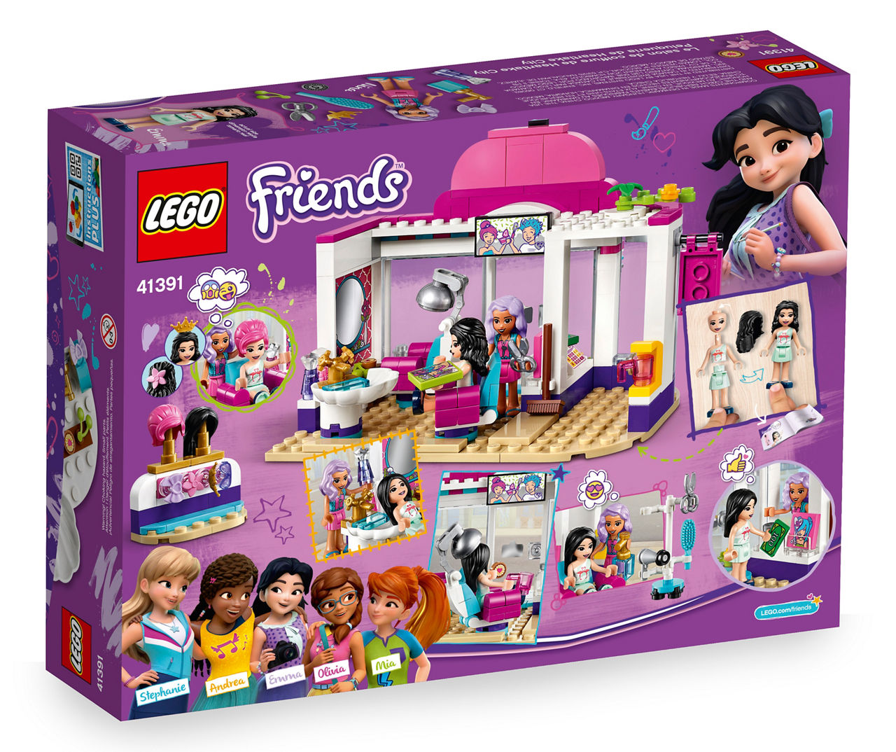 LEGO Friends Heartlake City Salon 235-Piece 41391 Toy | Big