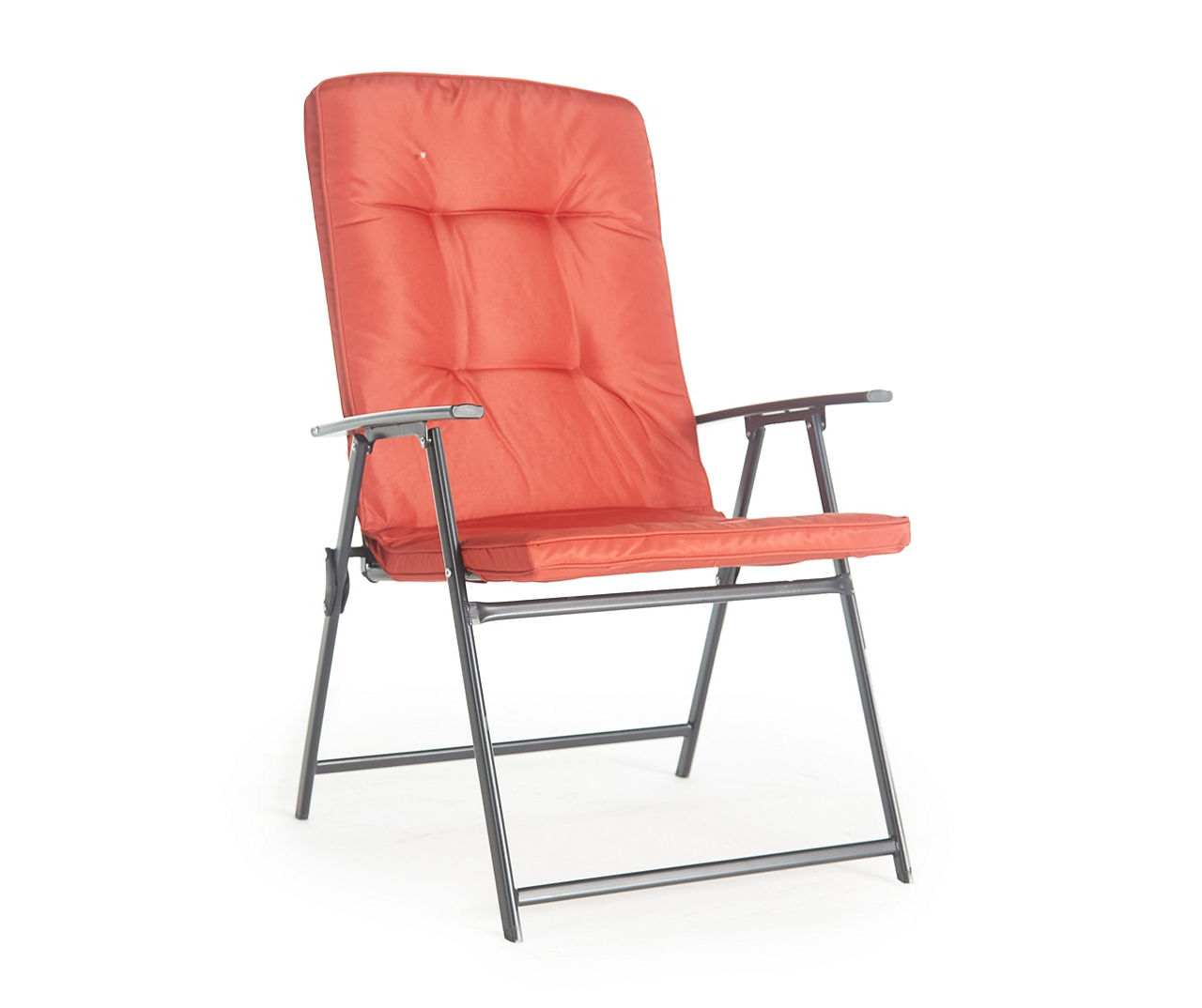 Red Oversize Padded Folding Chair