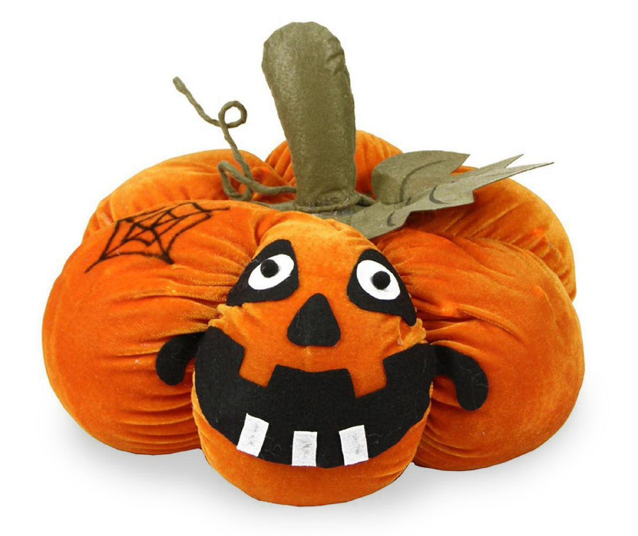 Northlight Orange Plush Led Jack O'lantern 