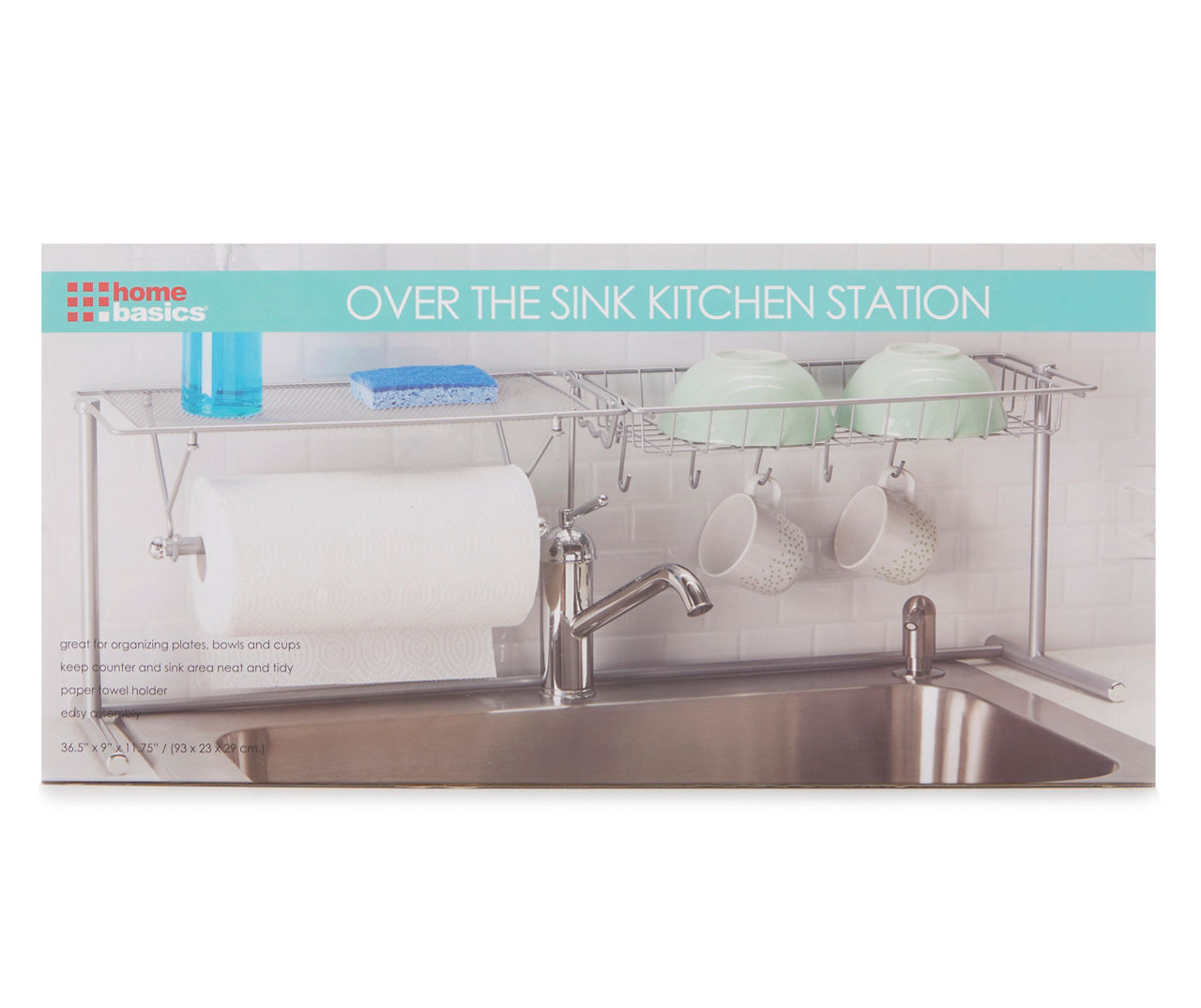 Fingerhut - Over-the-Sink Organizer Shelf