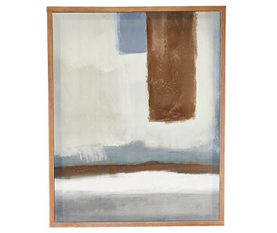 Brown & Gray Abstract 2 Wall Canvas