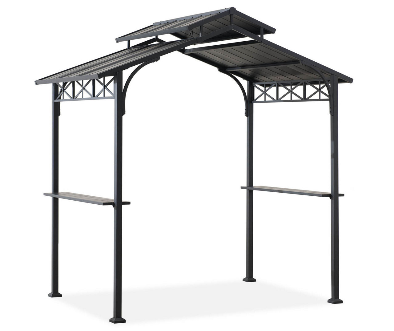 Broyhill 5 x 8 Grand Teton Black Small Space Hard-Top Gazebo | Big Lots