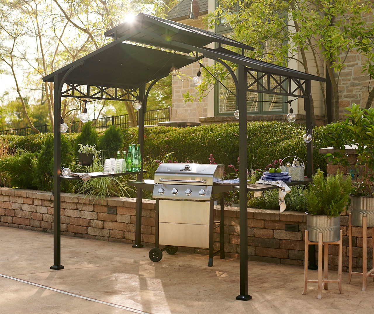 6' x 8' Aluminum Grill Gazebo