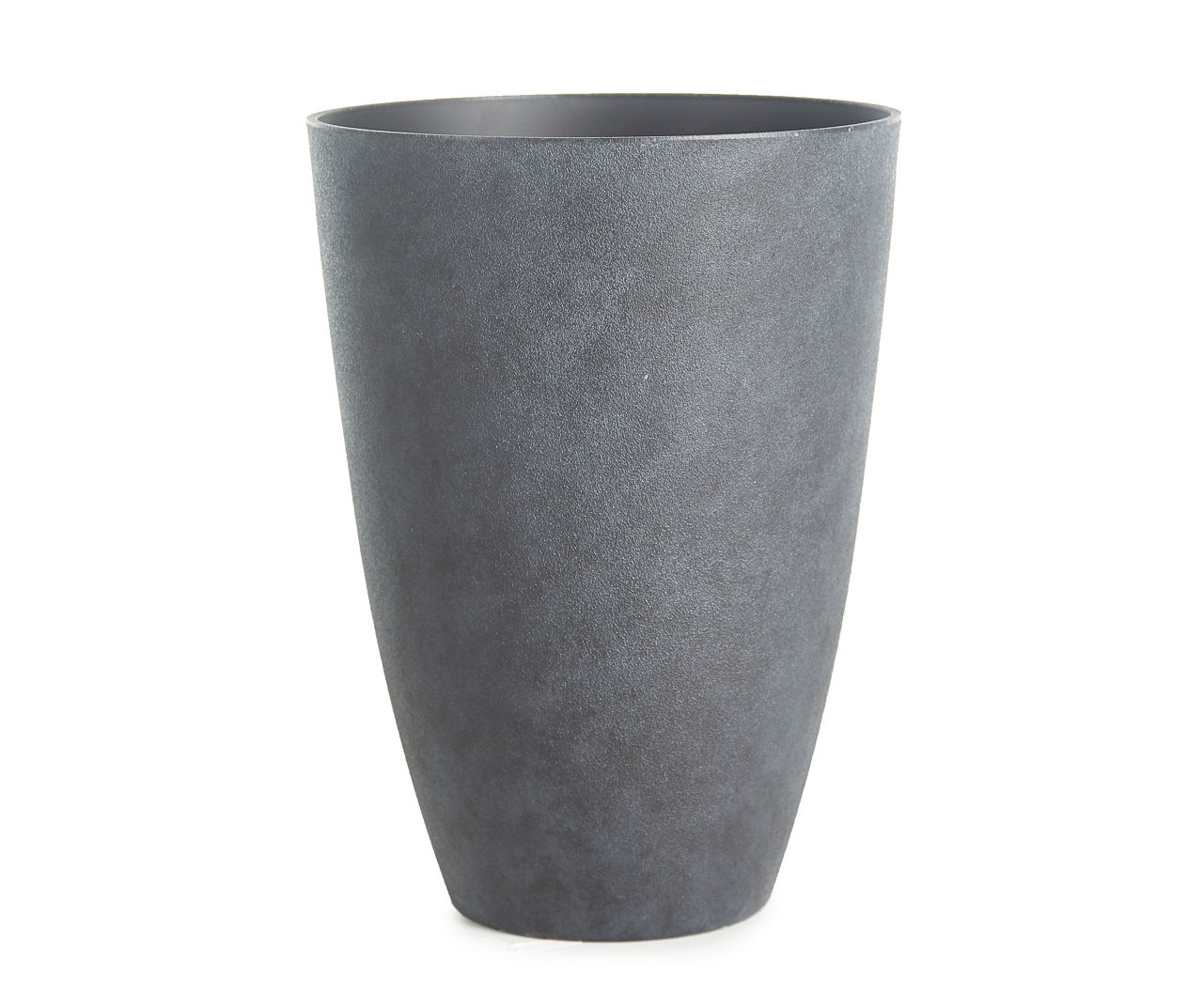 16IN TALL CHARCOAL FAUX CONCRETE PLANTER