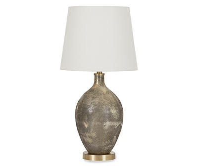 Gray & Gold Jemarie Glass Table Lamp