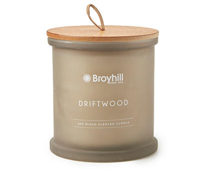 Driftwood Brown 3-Wick Jar Candle, 20 oz.