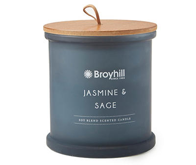 Jasmine & Sage Blue 3-Wick Jar Candle, 20 oz.