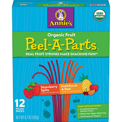 Strawberry & Fruit Punch Peel-A-Parts, 12-Pack