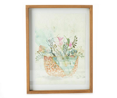 BHFD FRAMED PRINT POTTED PLANT 15.7IN