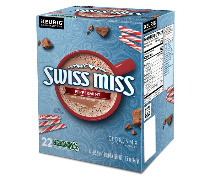 Swiss miss peppermint hot deals chocolate k cups