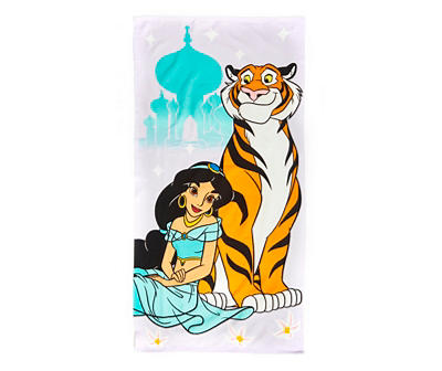 Aladdin Purple Princess Jasmine Besties Beach Towel