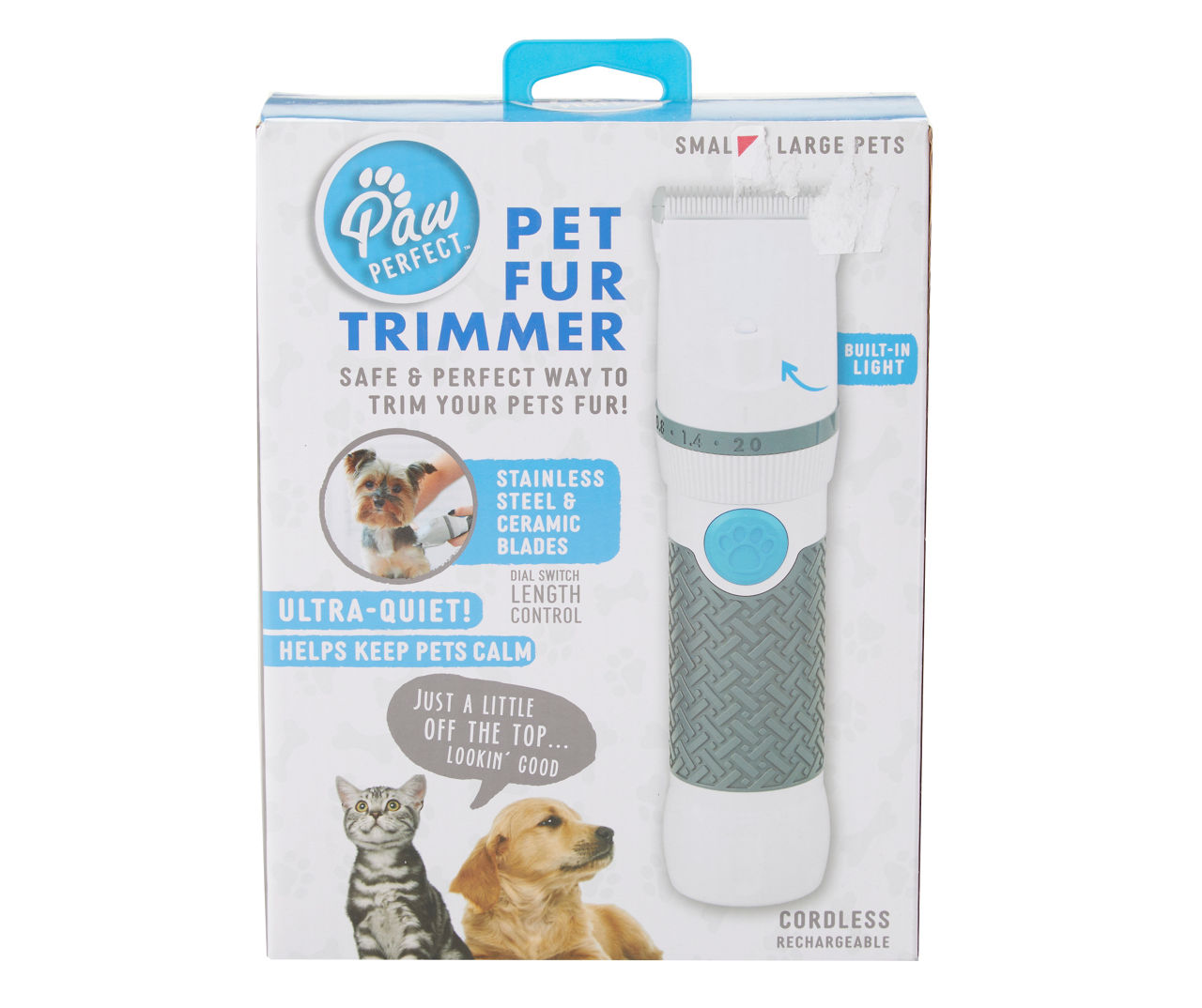 As Seen On TV White PawPerfect Hair Trimmer | Big Lots