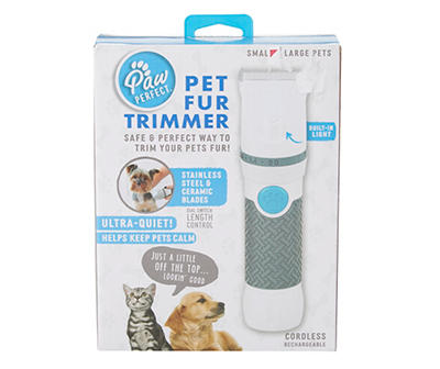 White PawPerfect Pet Hair Trimmer