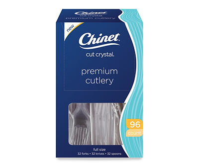 Chinet Crystal Cutlery 96 ea