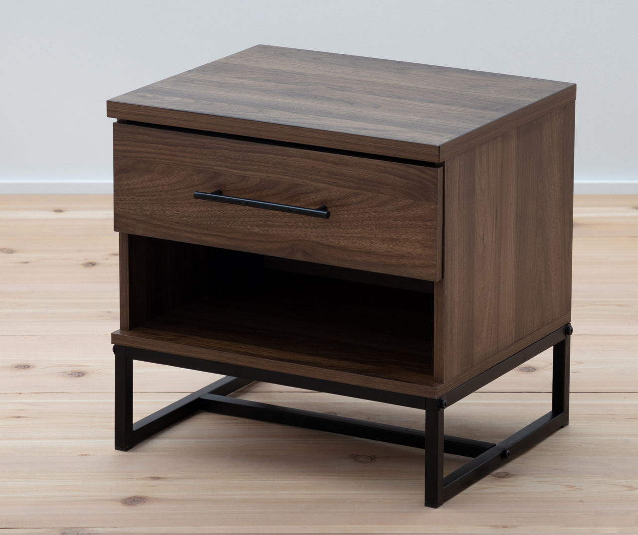 Brookside Snacks Ameriwood Wood & Metal 1Drawer Nightstand Big Lots