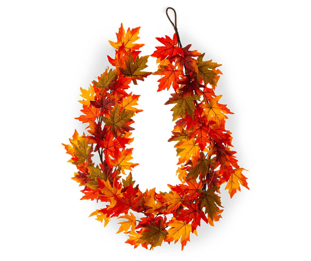 6' Maple Leaves Light-Up Garland