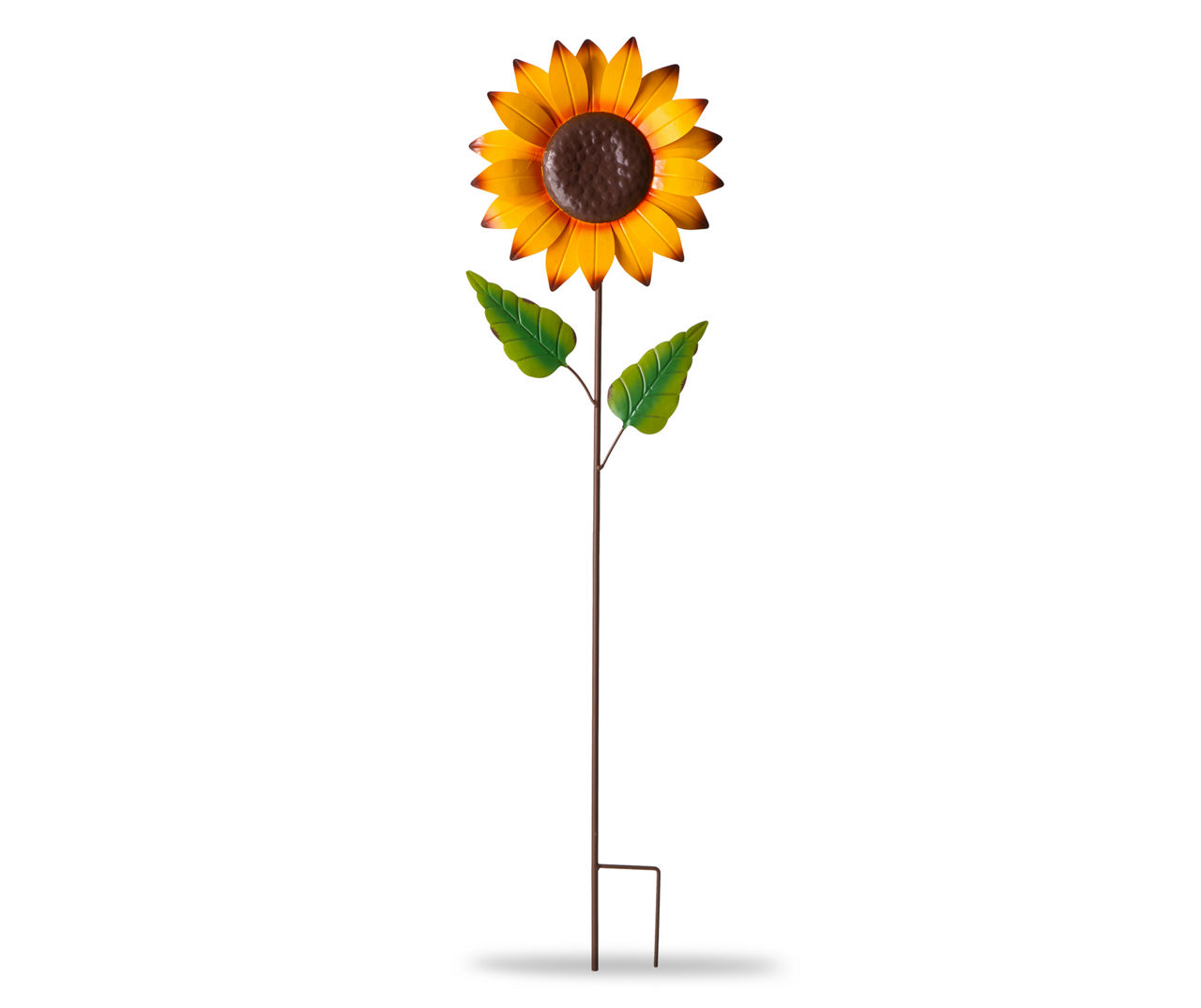 42" Yellow & Green Sunflower Yard Stake