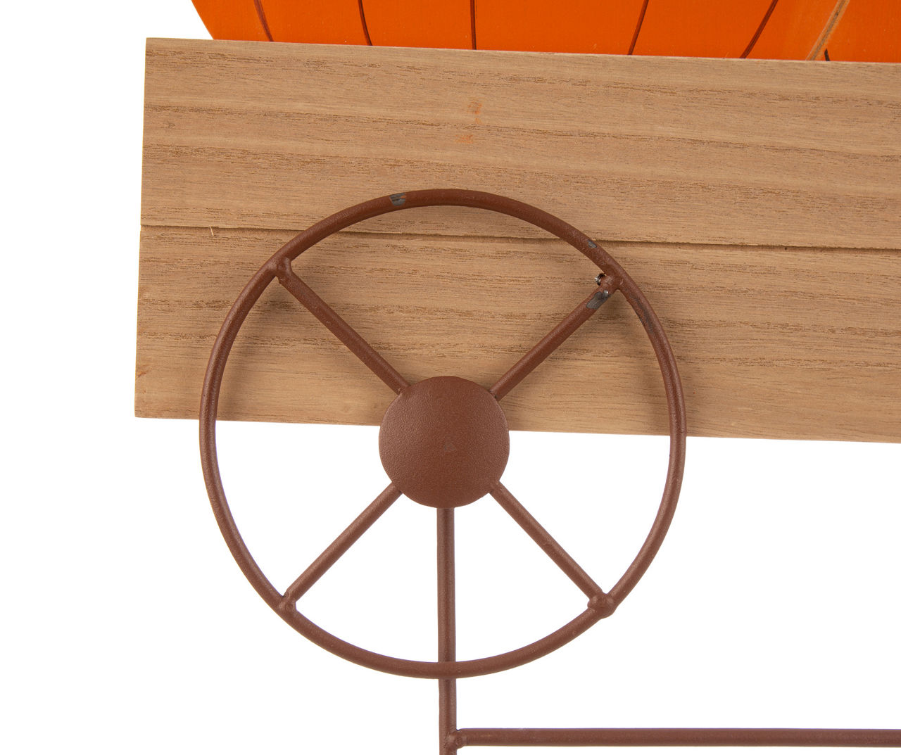 "Welcome" Pumpkin Cart Yard Stake