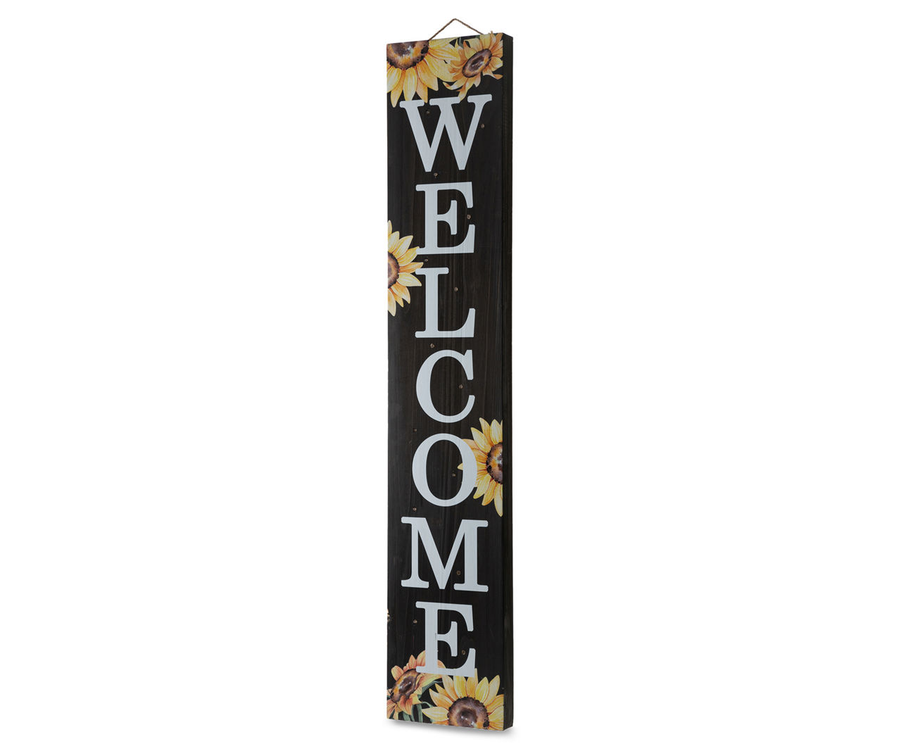 "Welcome" Sunflowers Light-Up Hanging Wall Decor