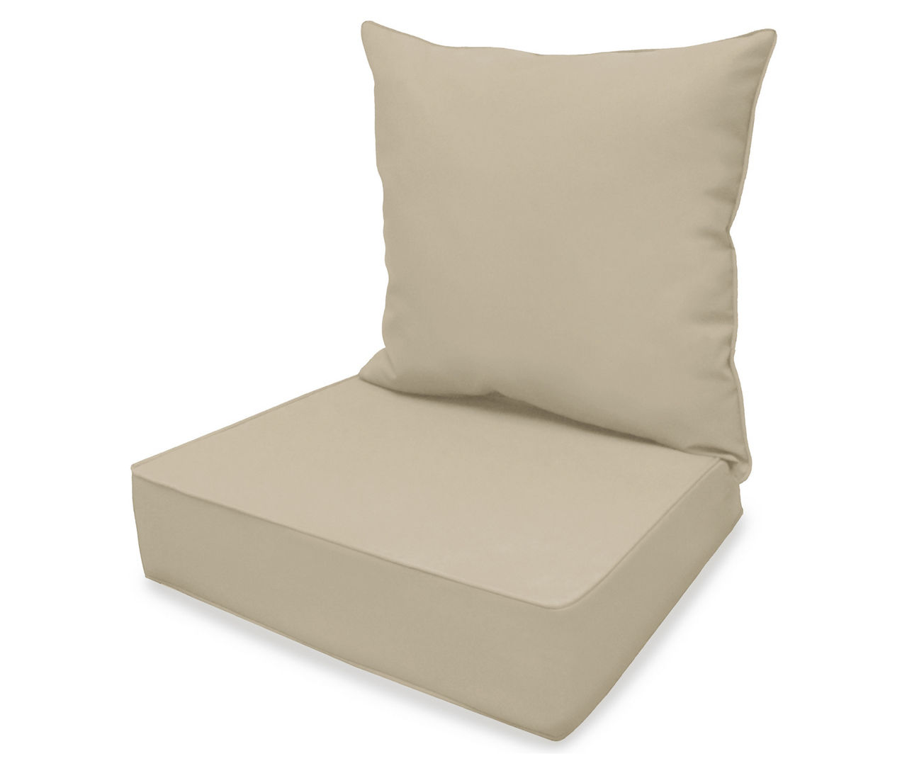 Real Living Taupe Deep Seat Outdoor Cushion Set