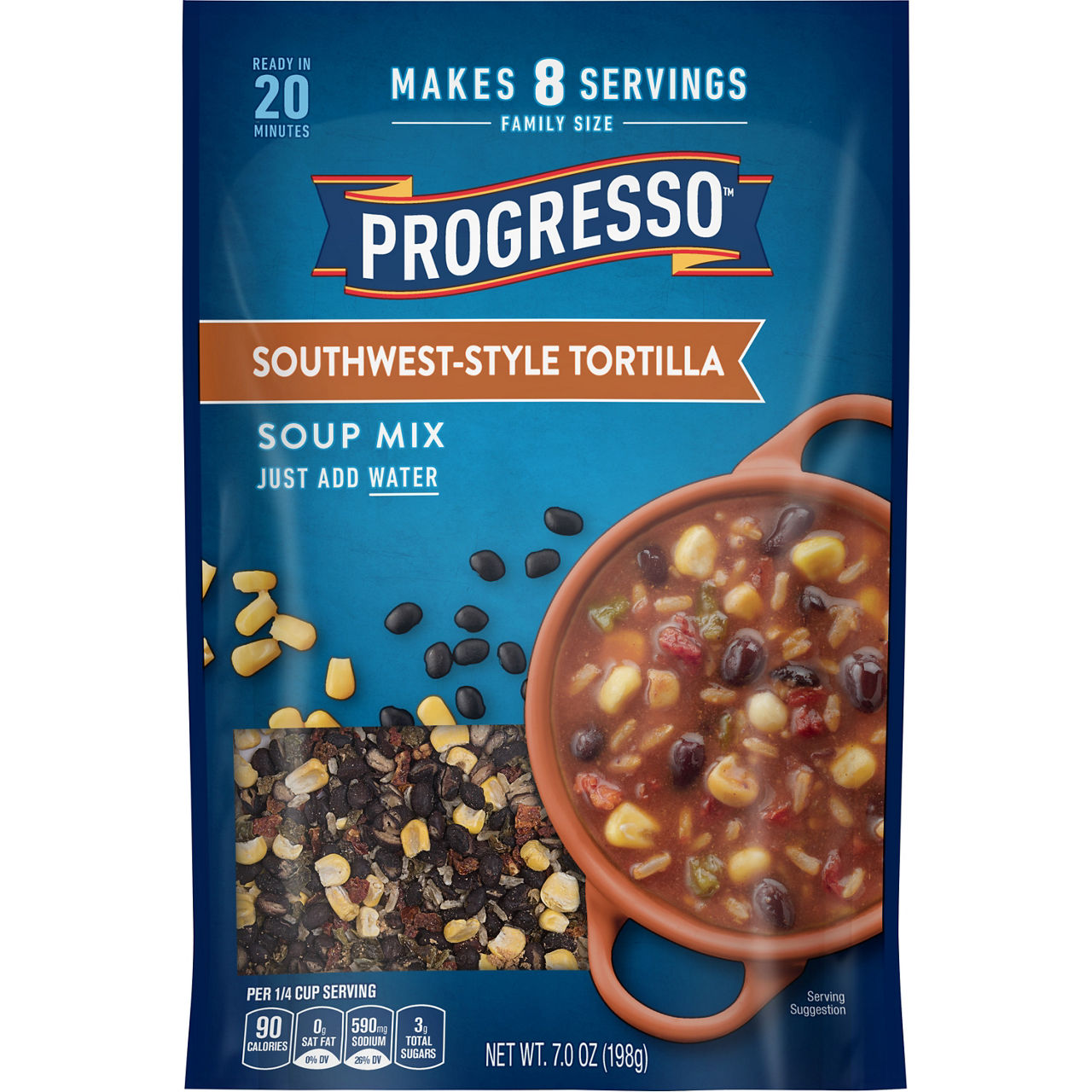 Southwest-Style Tortilla Soup Mix Family Size, 7 Oz.