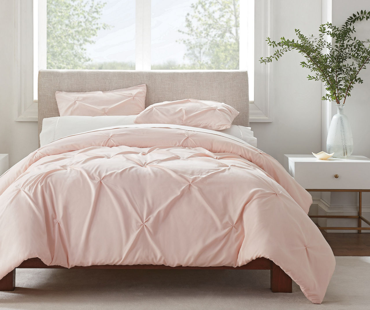 Serta Simply Clean Pleated Duvet Set Big Lots