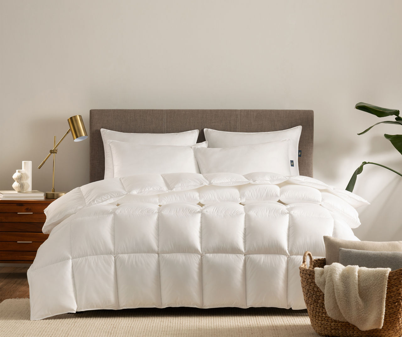 Serta White Down Illusion Extra Warmth Comforter Big Lots