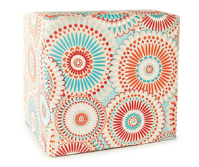Spectrum Punch Square Outdoor Pouf