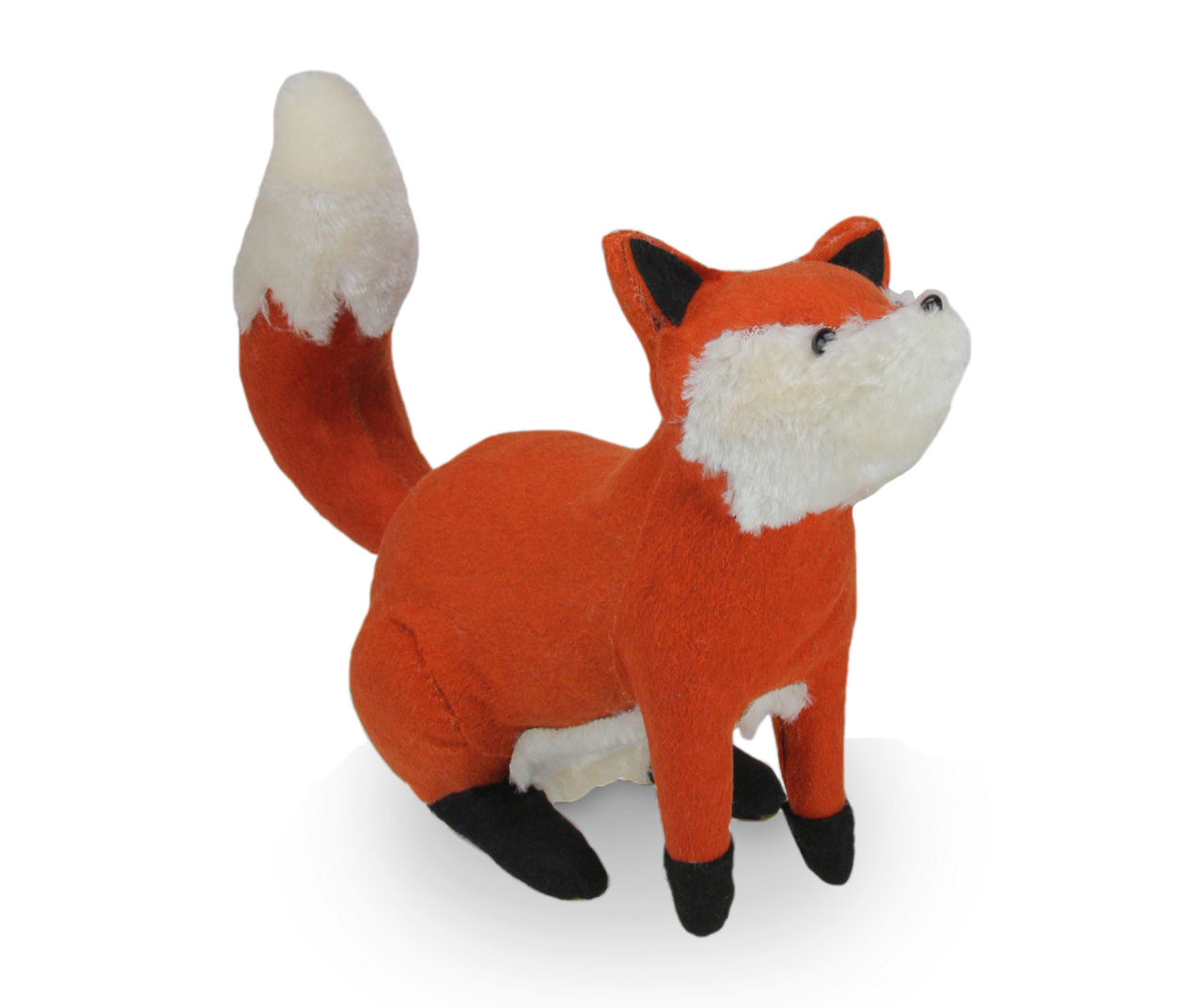Sitting Fox Plush Tabletop Decor
