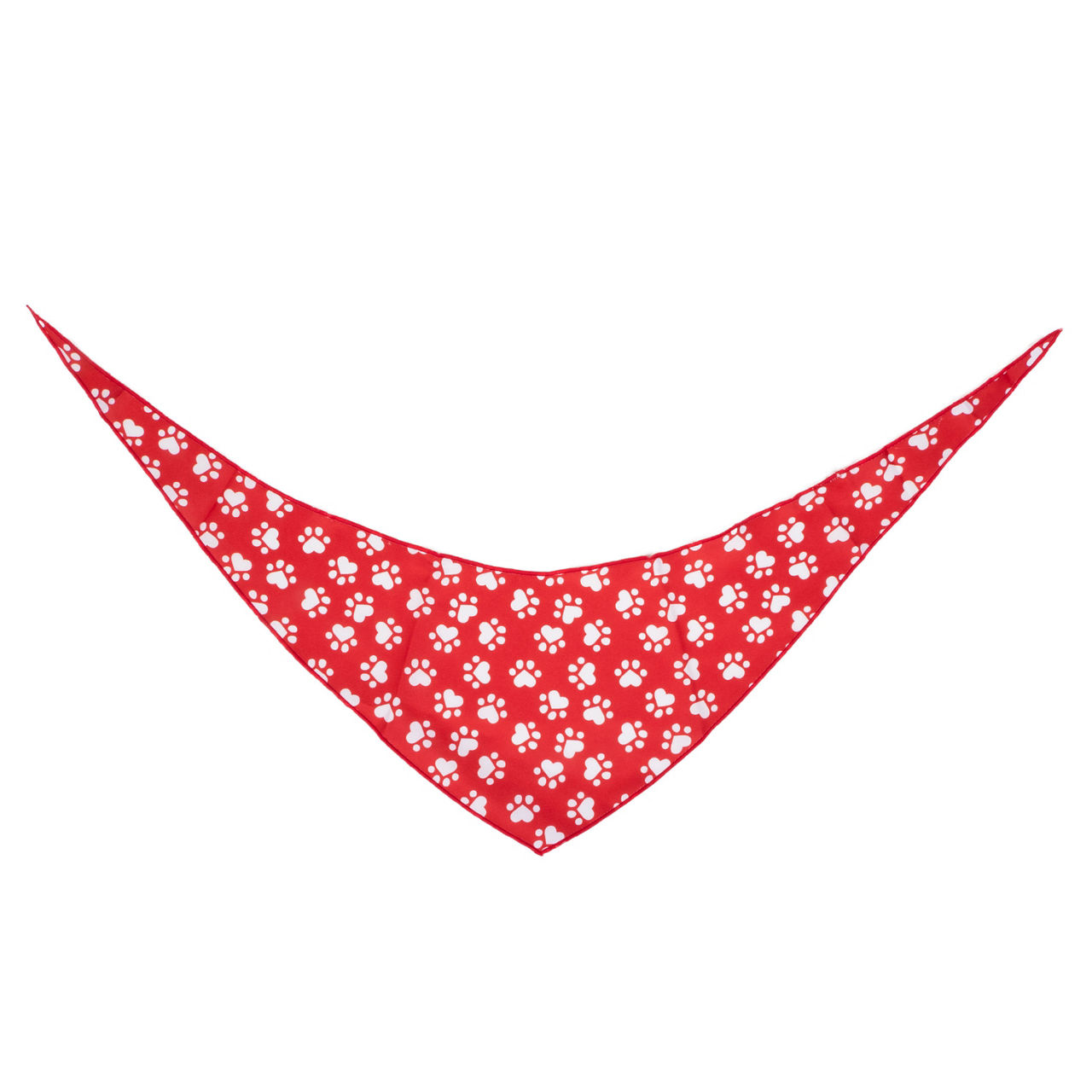 Simply Dog Pet Red Paw Print Bandana | Big Lots