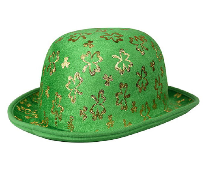 Green &amp; Gold Clover Bowler Hat | Big Lots