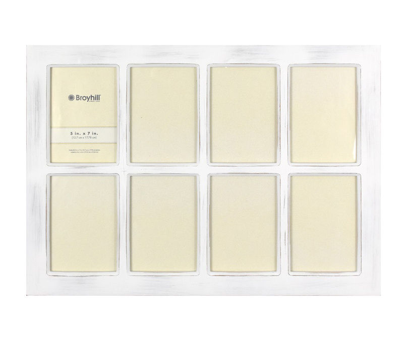 Broyhill Whitewash 8Opening Collage Picture Frame, (5" x 7") Big Lots