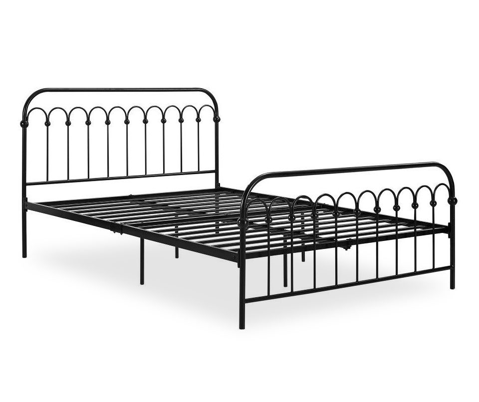 Novogratz Bright Pop Black Metal Full Bed | Big Lots