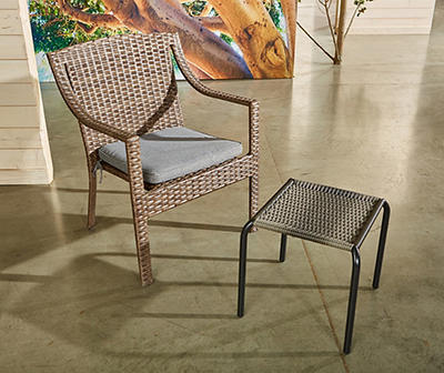 Applewood Stacking Cushioned Patio Club Chair