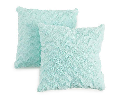 Wave Aqua Throw Pillow, 2-Pack