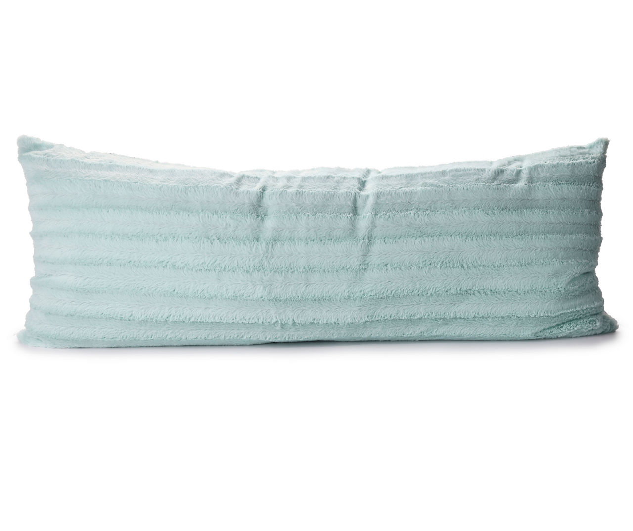 Savannah Aqua TexturedStripe Fuzzy Body Pillow Big Lots