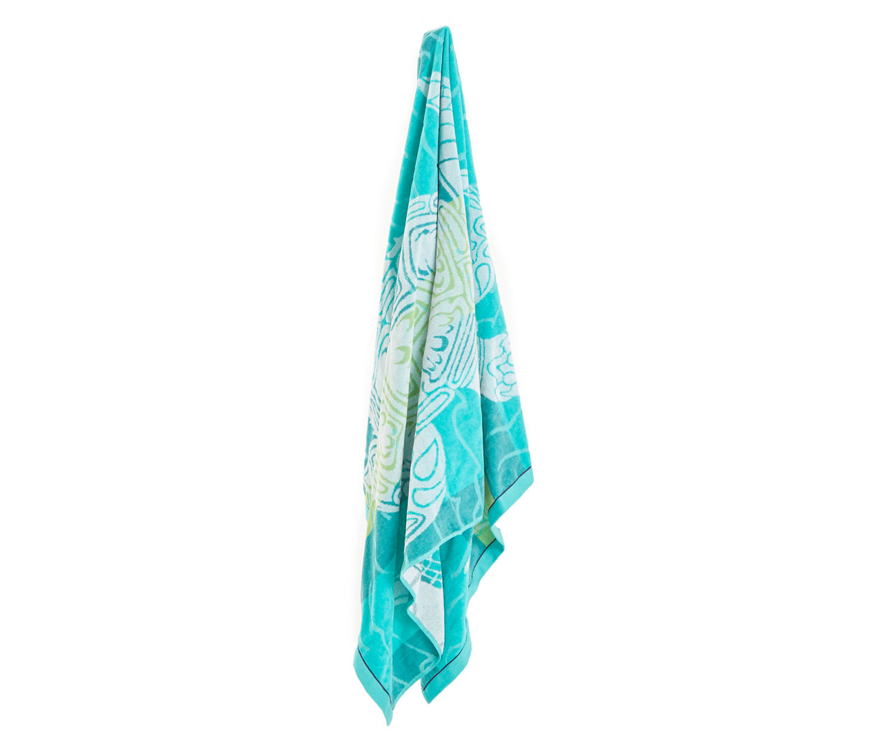 Nova Blue Turtle Beach Towel Tropical Blue Colors with A Unique Design,  Extra Large, XL (34x 63) Made from 100% Cotton for Kids & Adults