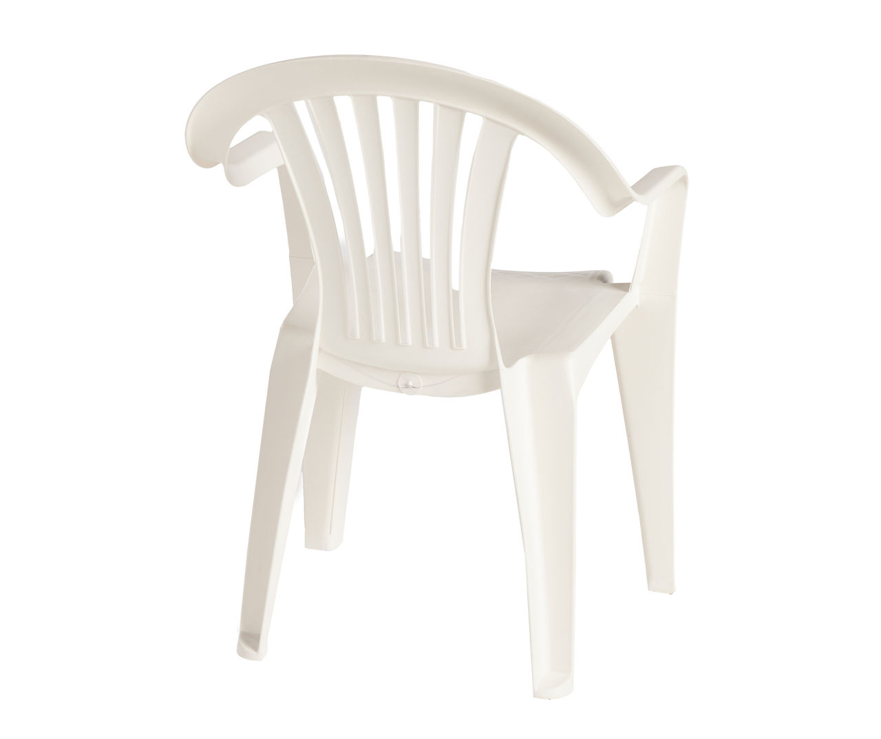 Cayman White Plastic Stack Chair