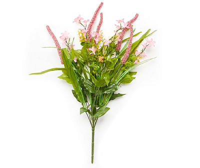 Pink Heather & Small Flower Bush